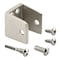Prime-Line U-bracket, For 1 in. Panels, Stainless Steel, Satin Finish, Fasteners (Single Pack) 656-9435 - alternate 1